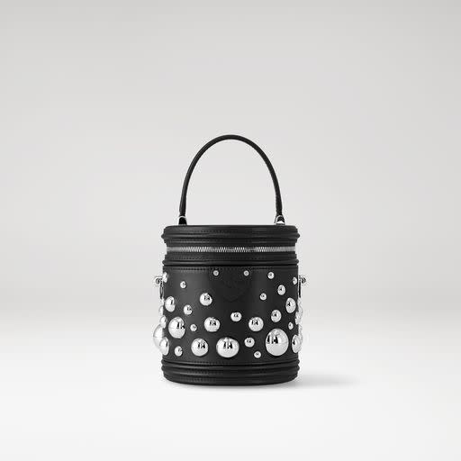 Louis Vuitton Empty Paper Gift Bag Yayoi Kusama Dot Black 15.5 x
