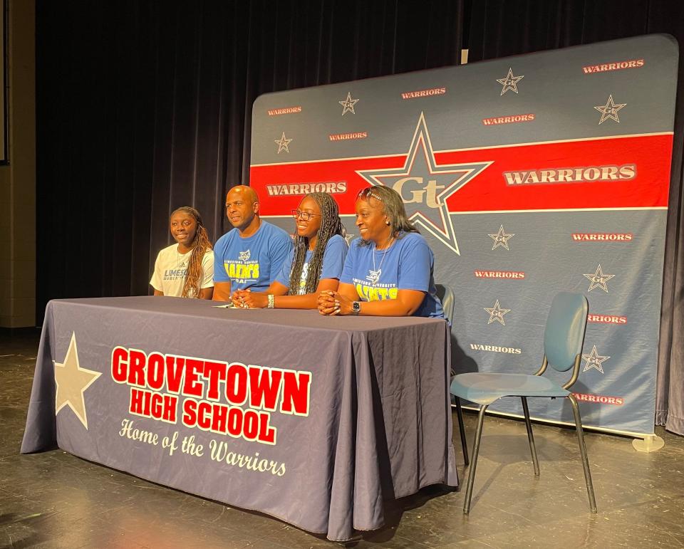 Grovetown soccer's Sumaya Simmons signs a national letter of intent with Limestone University.