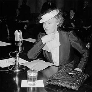 Broadcaster Dorothy Thompson. / Credit: Library of Congress