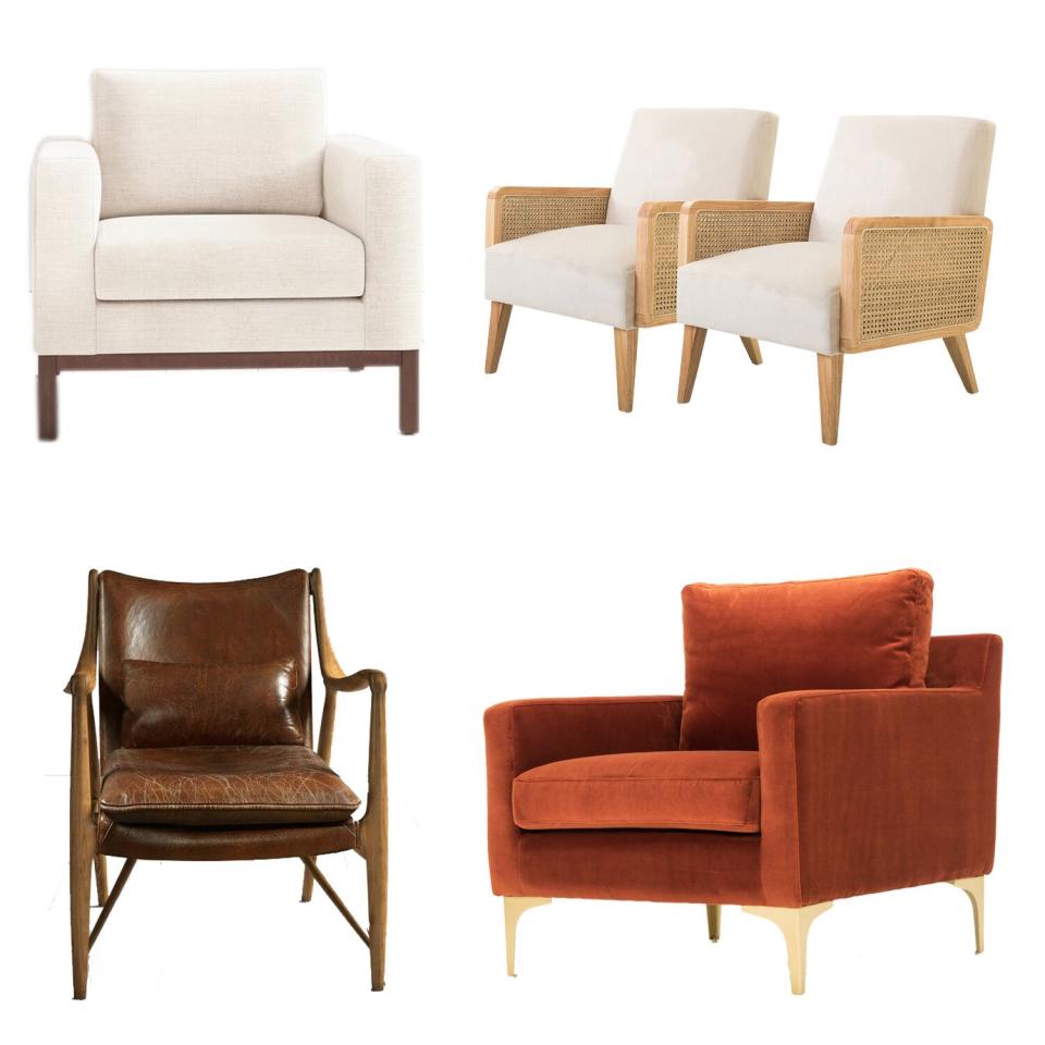 aleksandra chair, emmette chair, rudy chair, vincent chair, zell chair