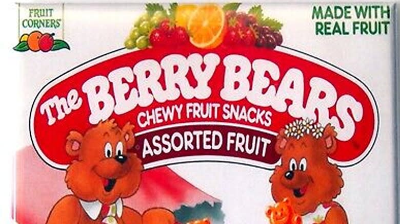 The Berry Bears chewy fruit snacks assorted fruit