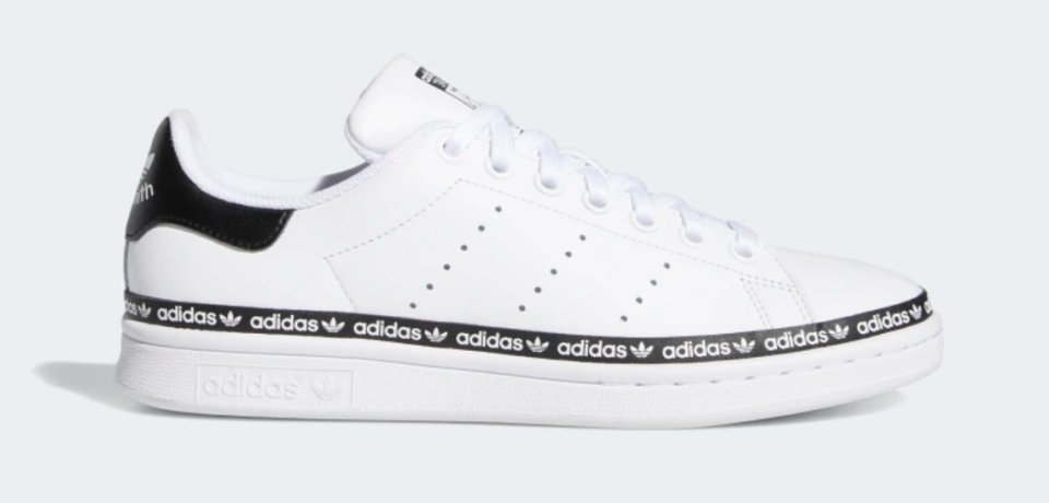 Adidas Women's Stan Smith Shoes in Cloud White and Core Black