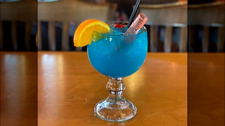 Island Cooler on restaurant table