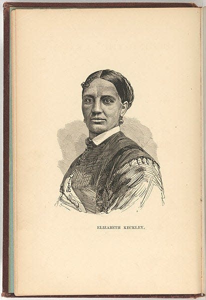 Elizabeth Hobbs Keckly published her memoir, "Behind the Scenes or Thirty Years a Slave, and Four Years in the White House," in 1868. It detailed her life experiences from slavery to her successful career as first lady Mary Todd Lincoln’s dressmaker.