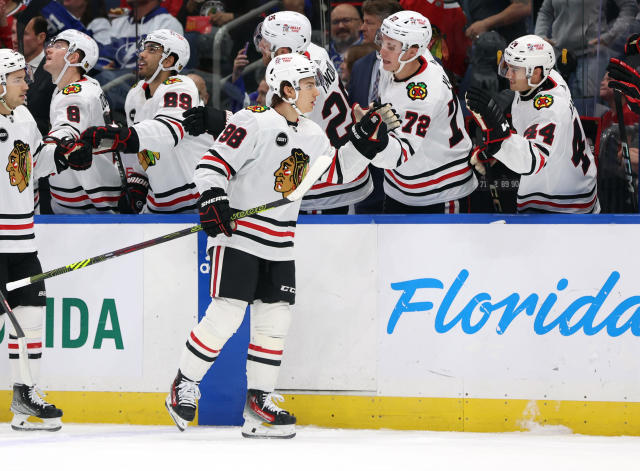 Blackhawks' Connor Bedard has NHL coming-out party: 'He's starting