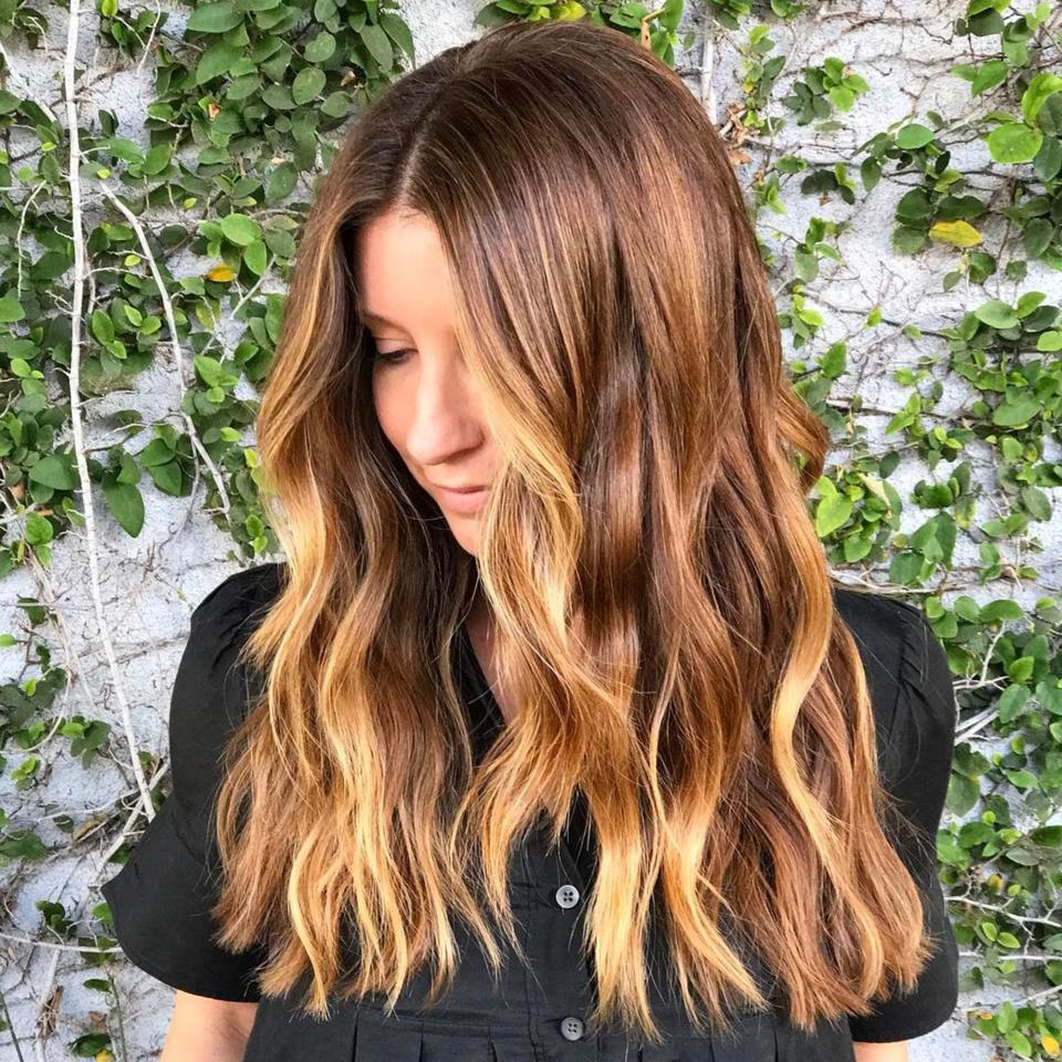 Golden Bronde Waves