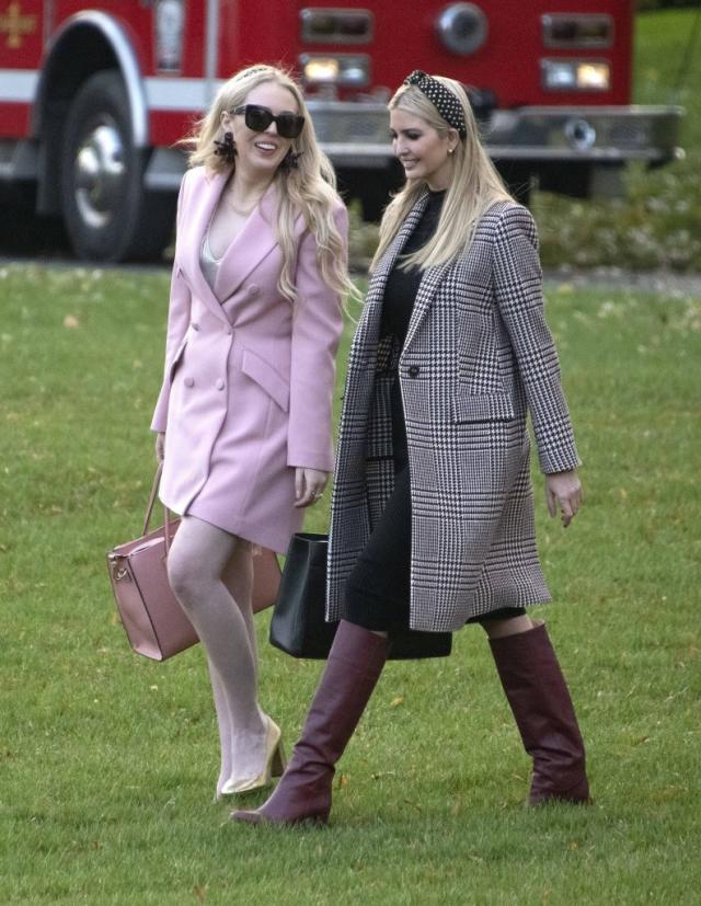 Tiffany Trump Gets Edgy for in Fishnets and Louis Vuitton Ankle Boots with  Marla Maples - Final Sal - LOUIS VUITTON Beaubourg MM Damier Ebene Shoulder  Bag Brown