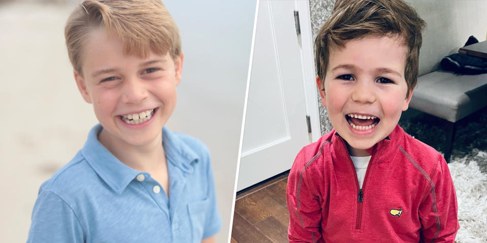 Dylan Dreyer thinks the future king and Calvin have similar smiles.  (Kensington Palace / dylandreyernbc via Instagram)