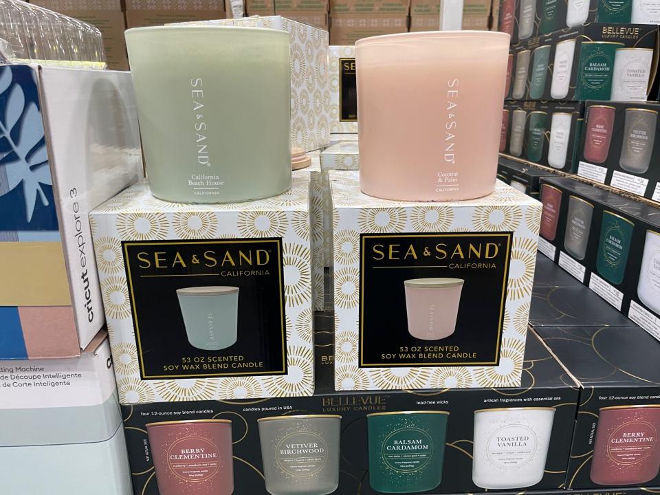 Sea + Sand candles from Costco.