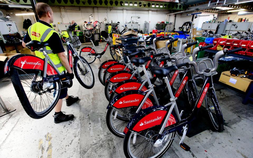 Serco manages London's bike hire scheme - PA