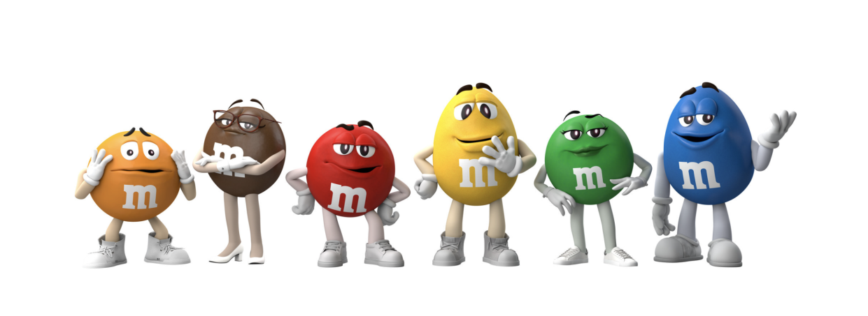 The new M&Ms characters have received a fresh look for 2022. (Photo: Mars Wrigley)