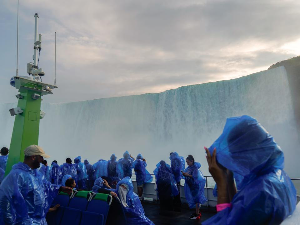 Niagara Falls viewed from Maid of Mist boat