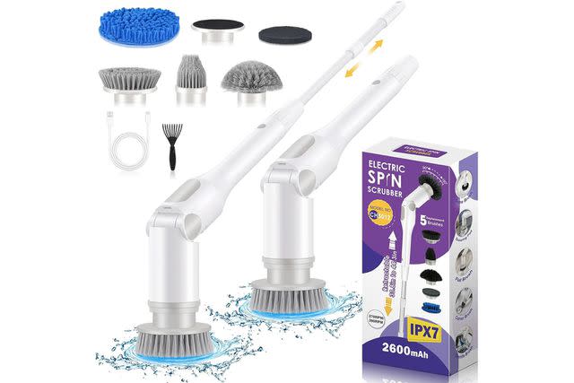 YKYI Electric Spin Scrubber,Cordless Cleaning Brush,Shower