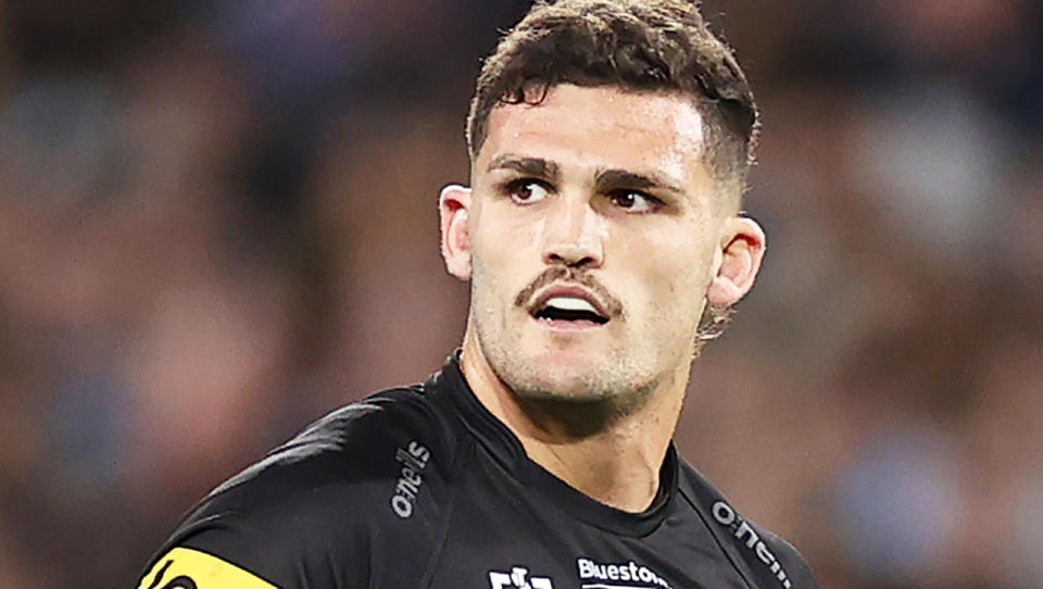 Nathan Cleary looks on during the 2022 NRL grand final.