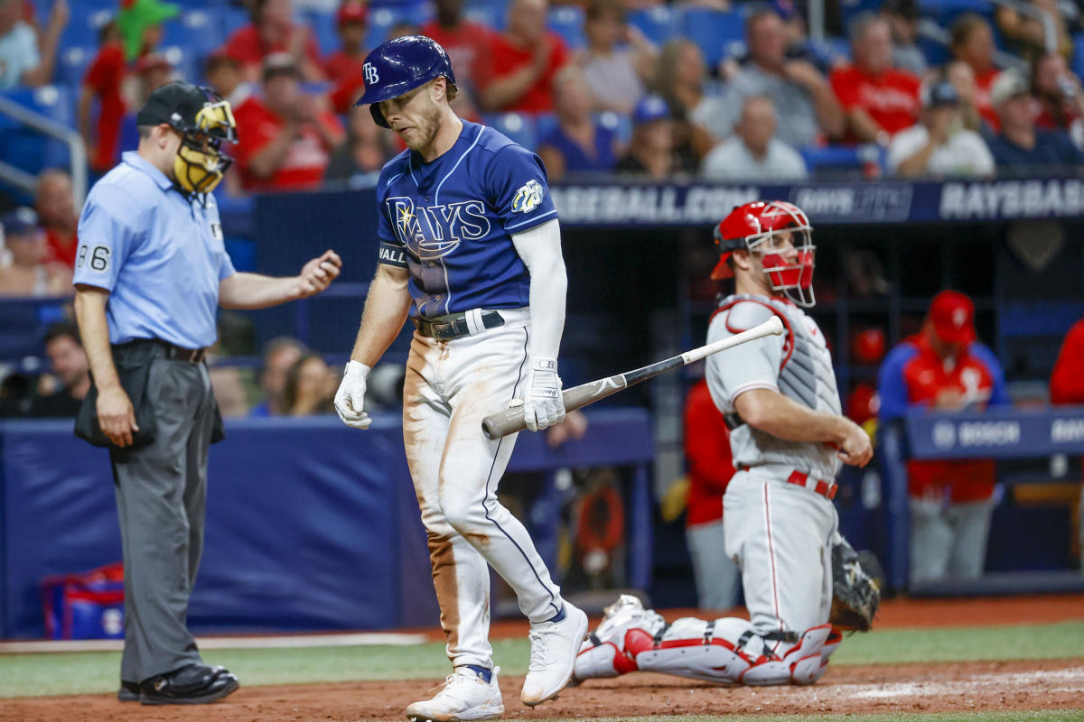 Slumping Rays fall to red-hot Phillies, 8-4