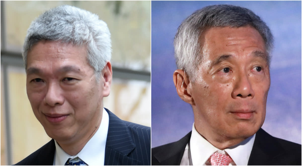 Lee Hsien Yang (left) and PM Lee Hsien Loong. (PHOTOS: AFP, Bloomberg via Getty Images)