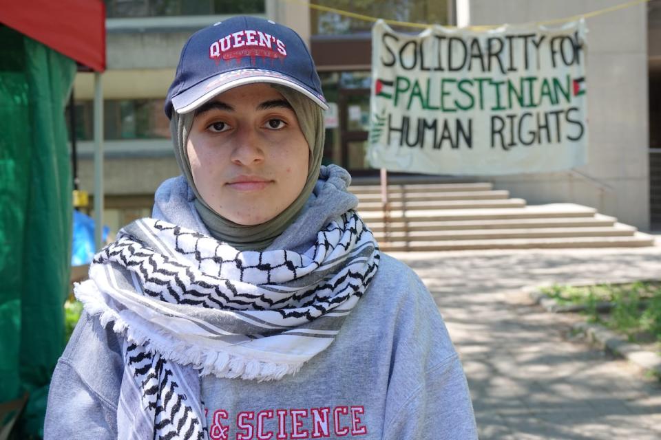 Queen's student Yara Hussein is one of the encampment organizers. She said they'll continue pressuring Queen's to divest from companies with ties to Israel.