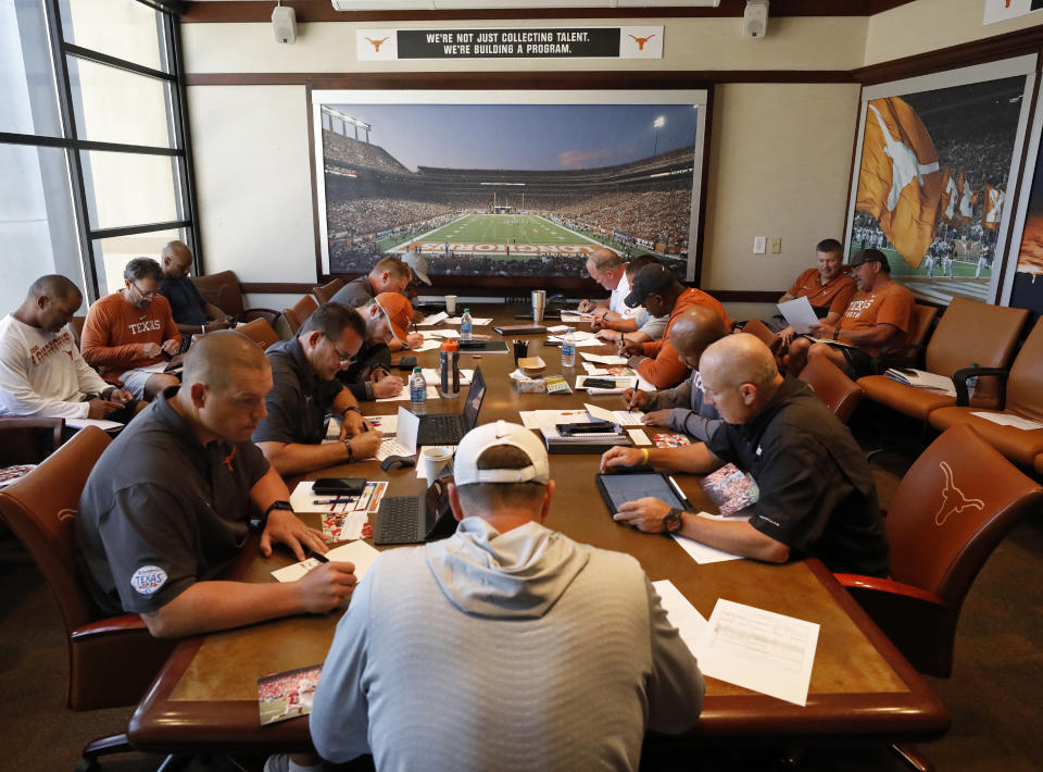 Behind the scenes with Texas football