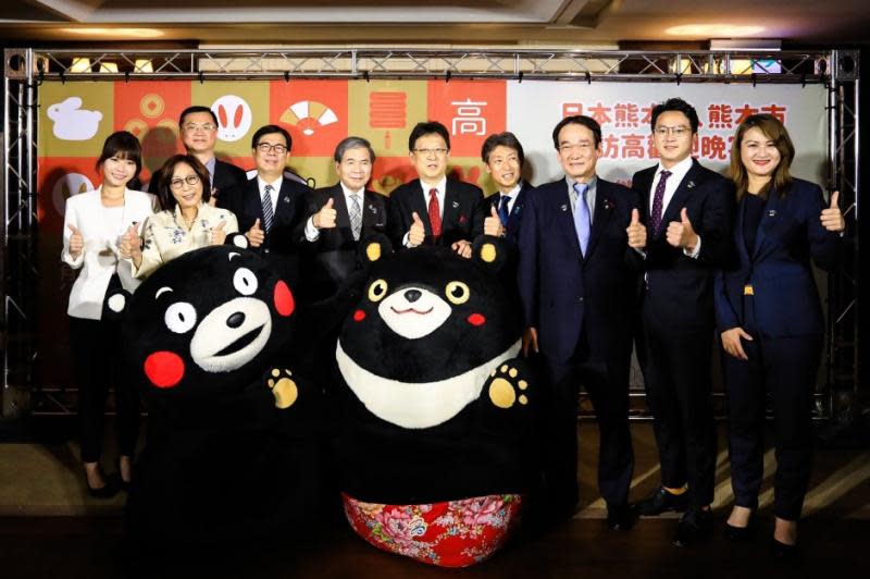 雙熊尬舞慶友誼　府會聯合熊本縣市訪高共商產業合作