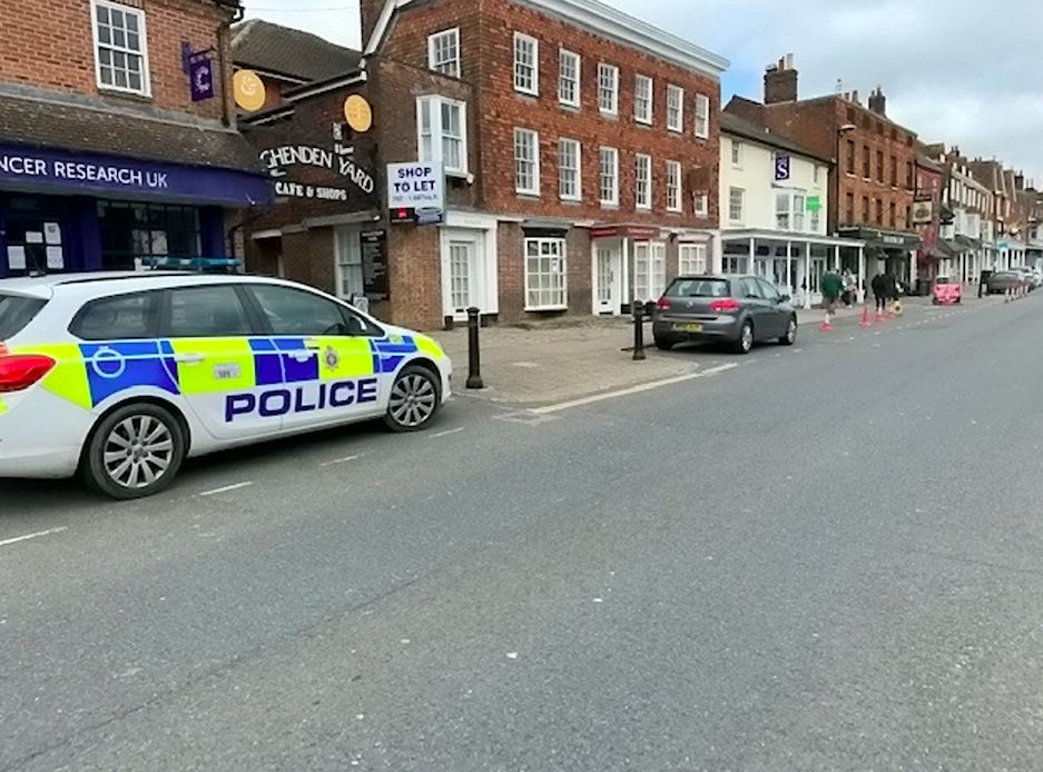 Thieves broke into the former Edinburgh Woollen Mill store in Marlborough, Wiltshire, to carry out their raid. (SWNS)