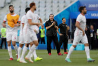 Soccer Football - World Cup - Tunisia Training - Volgograd Arena, Volgograd, Russia - June 17, 2018 Tunisia coach Nabil Maaloul during training REUTERS/Ueslei Marcelino