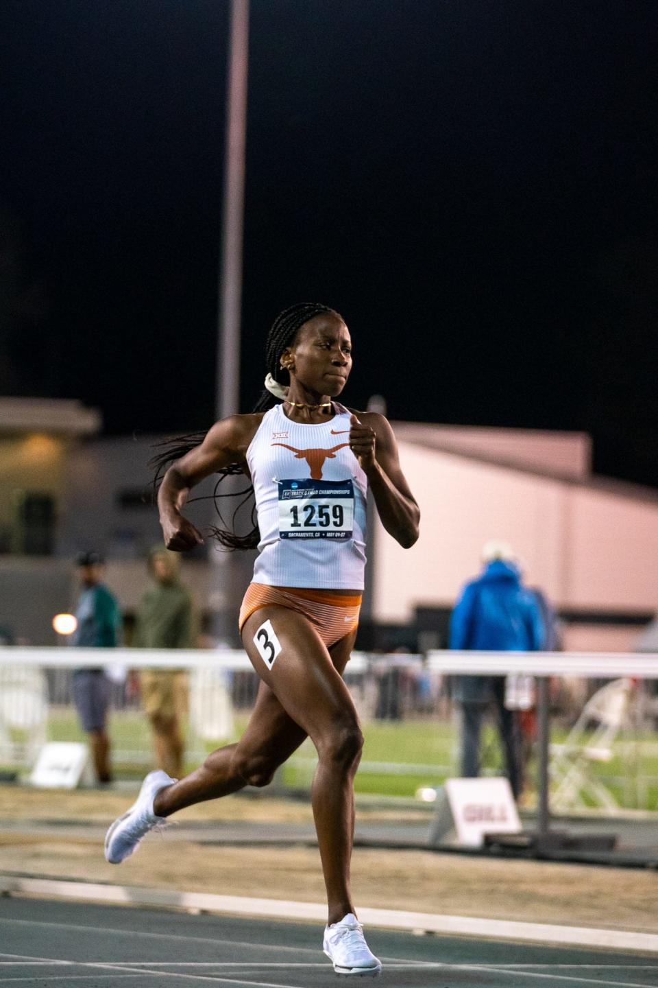 Rush-Henrietta graduate Lanae-Tava Thomas helped the University of Texas women's outdoor track and field team win the 2023 NCAA Division I national championship.