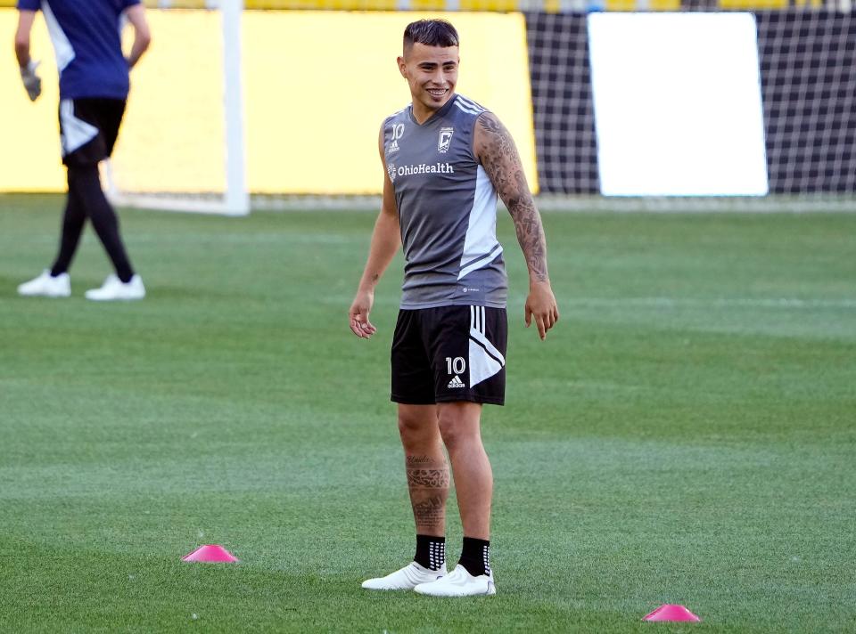Crew midfielder Lucas Zelarayan is unlikely to play more than 30 minutes off the bench Saturday due to a thigh injury.