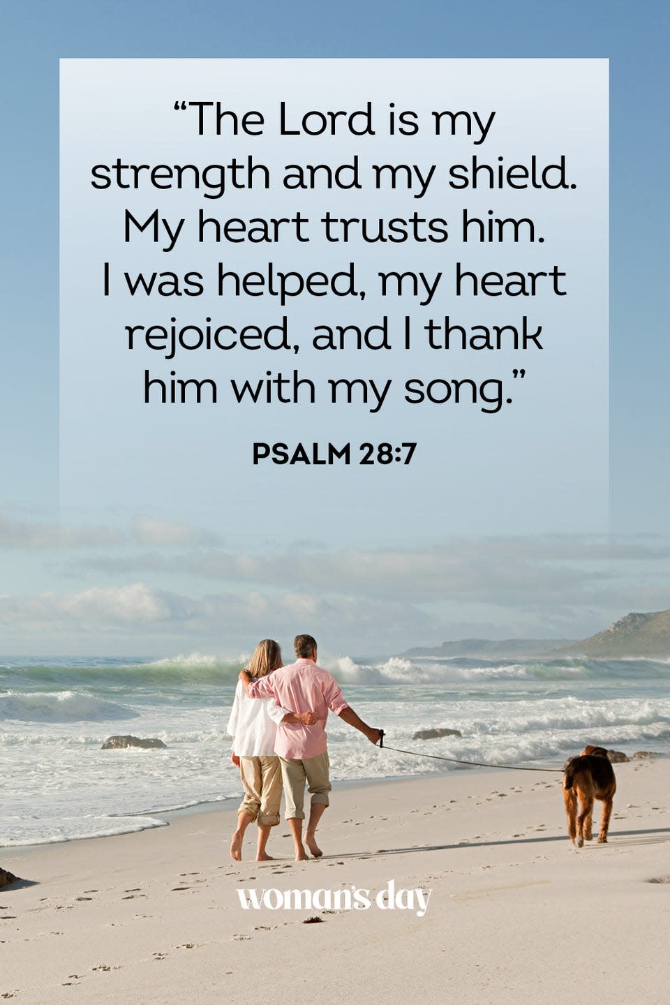 19) Psalm 28:7