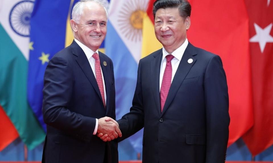 The last time an Australian prime minister met with the Chinese president. Source: Getty