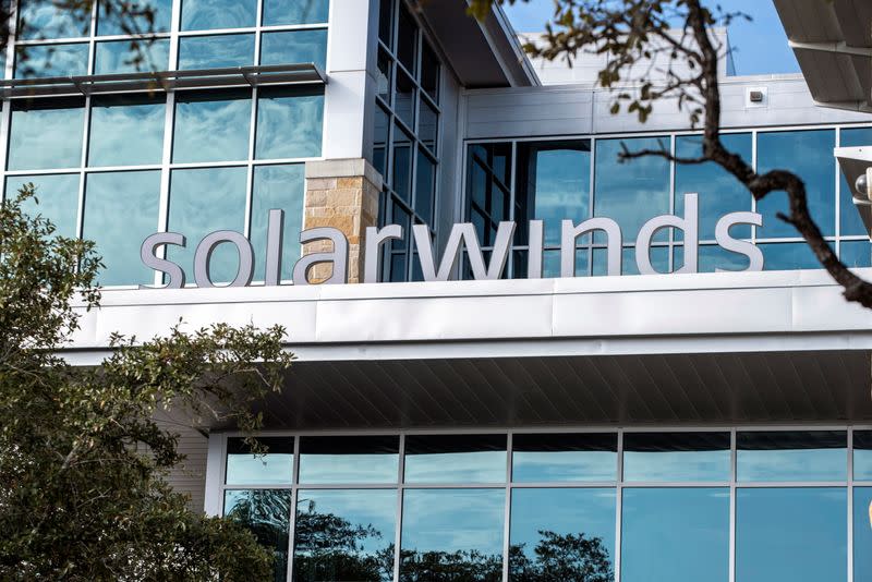 Exterior view of SolarWinds headquarters in Austin