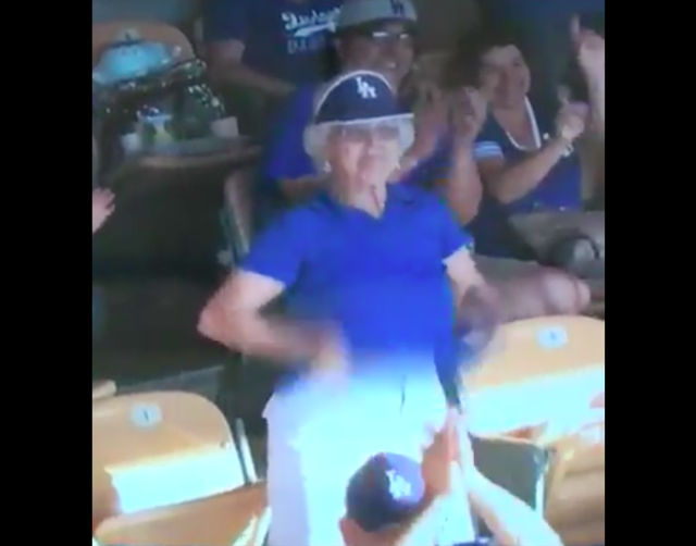 Dodgers Grandma 