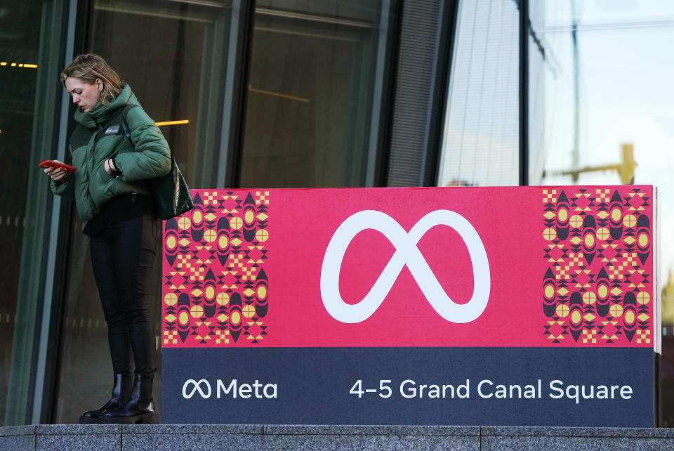 A view of Facebook parent company Meta's headquarters in Dublin as company layoffs are expected to be announced today. Picture date: Wednesday November 9, 2022. (Photo by Brian Lawless/PA Images via Getty Images)