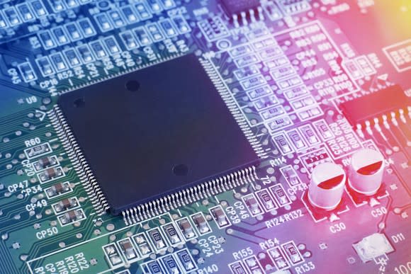 Semiconductor chip on circuit board technology