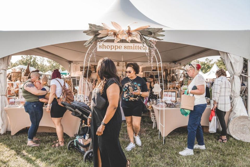 Charm at the Farm features unique open air shopping in a farm setting. The next market takes place this weekend.