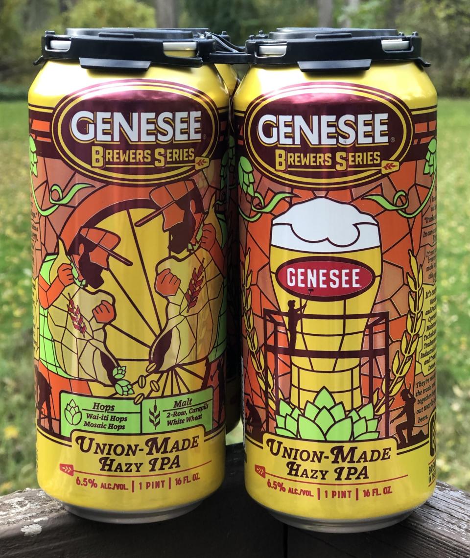 Genesee's Union-Made Hazy IPA will be available in stores in early November.