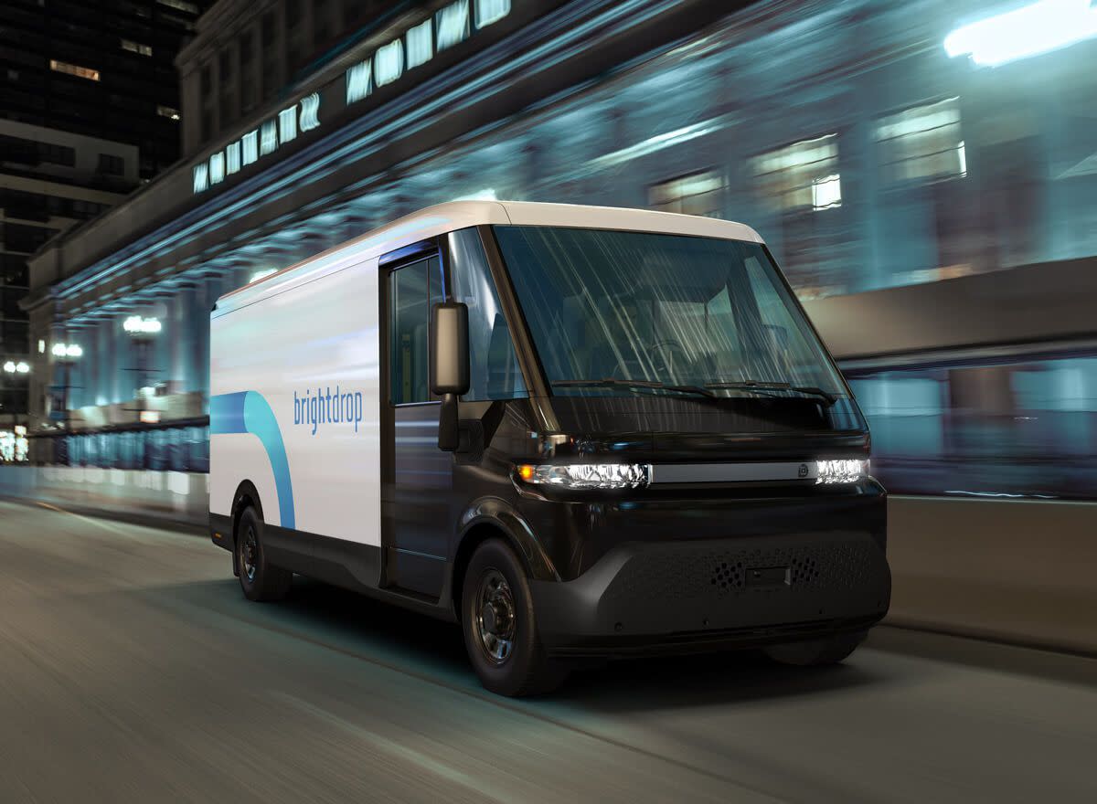 BrightDrop commercial EV delivery van