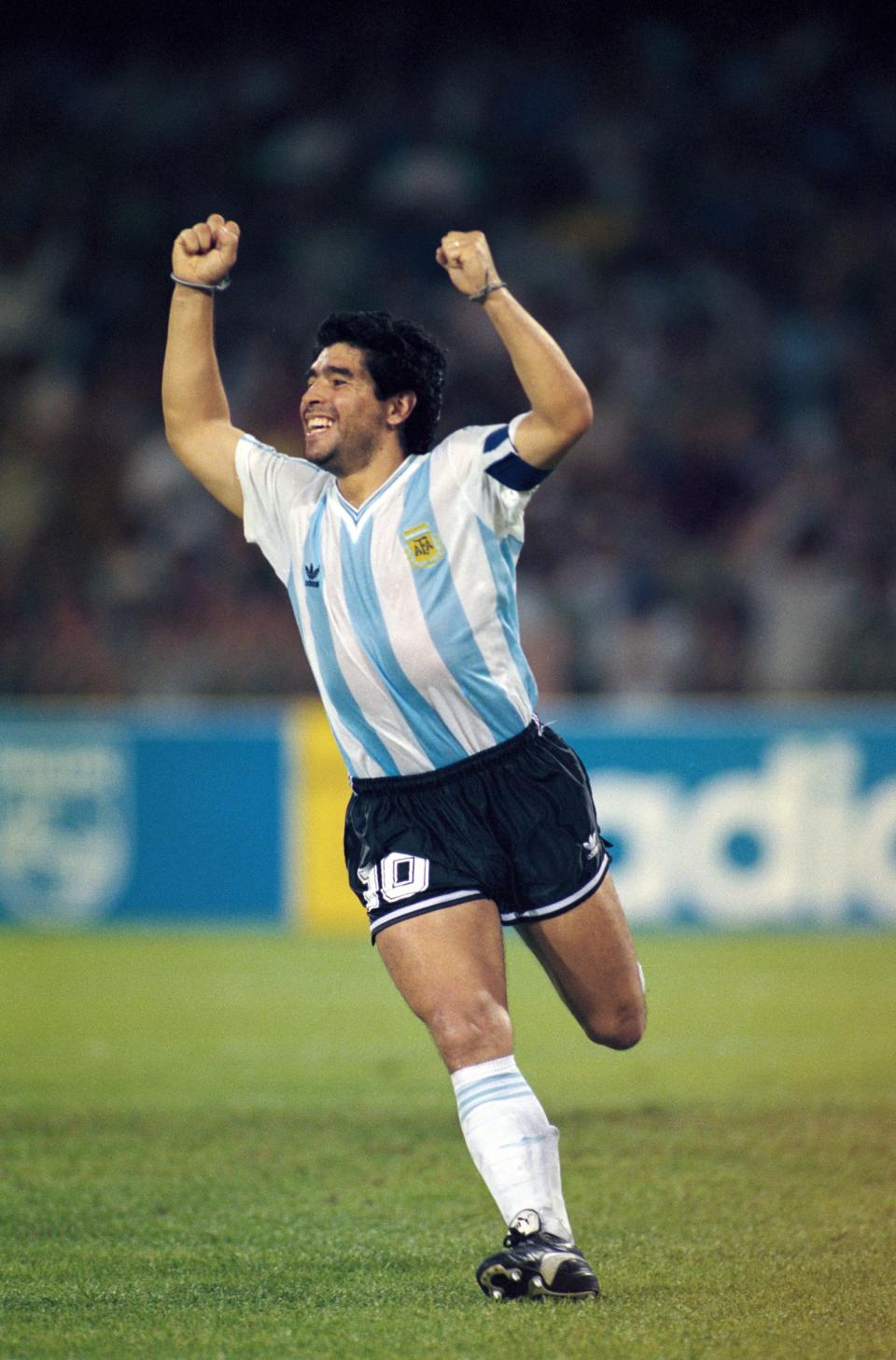 Diego Maradona war der große Star der WM 1990. (Bild: teleschau)