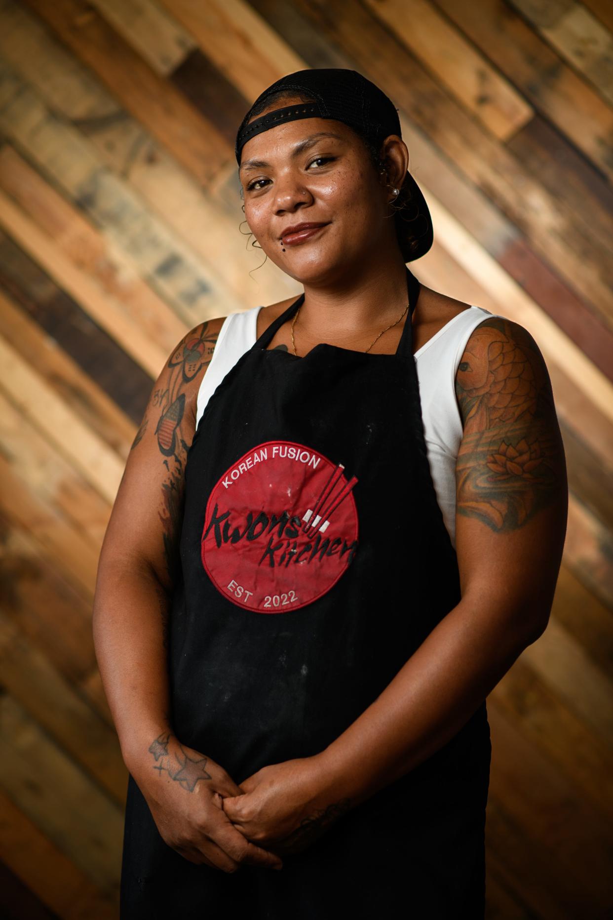 Vanessa Mckoy, owner of Kwon's Kitchen Korean Fusion food truck and the former restaurant by the same name at 5173 Bragg Blvd.