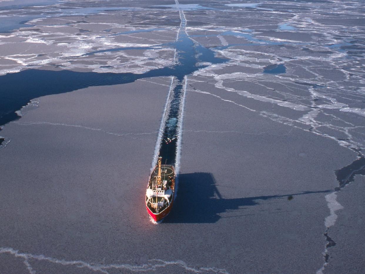 Icebreakers could soon be unnecessary in the Arctic as sea ice rapidly retreats: Getty