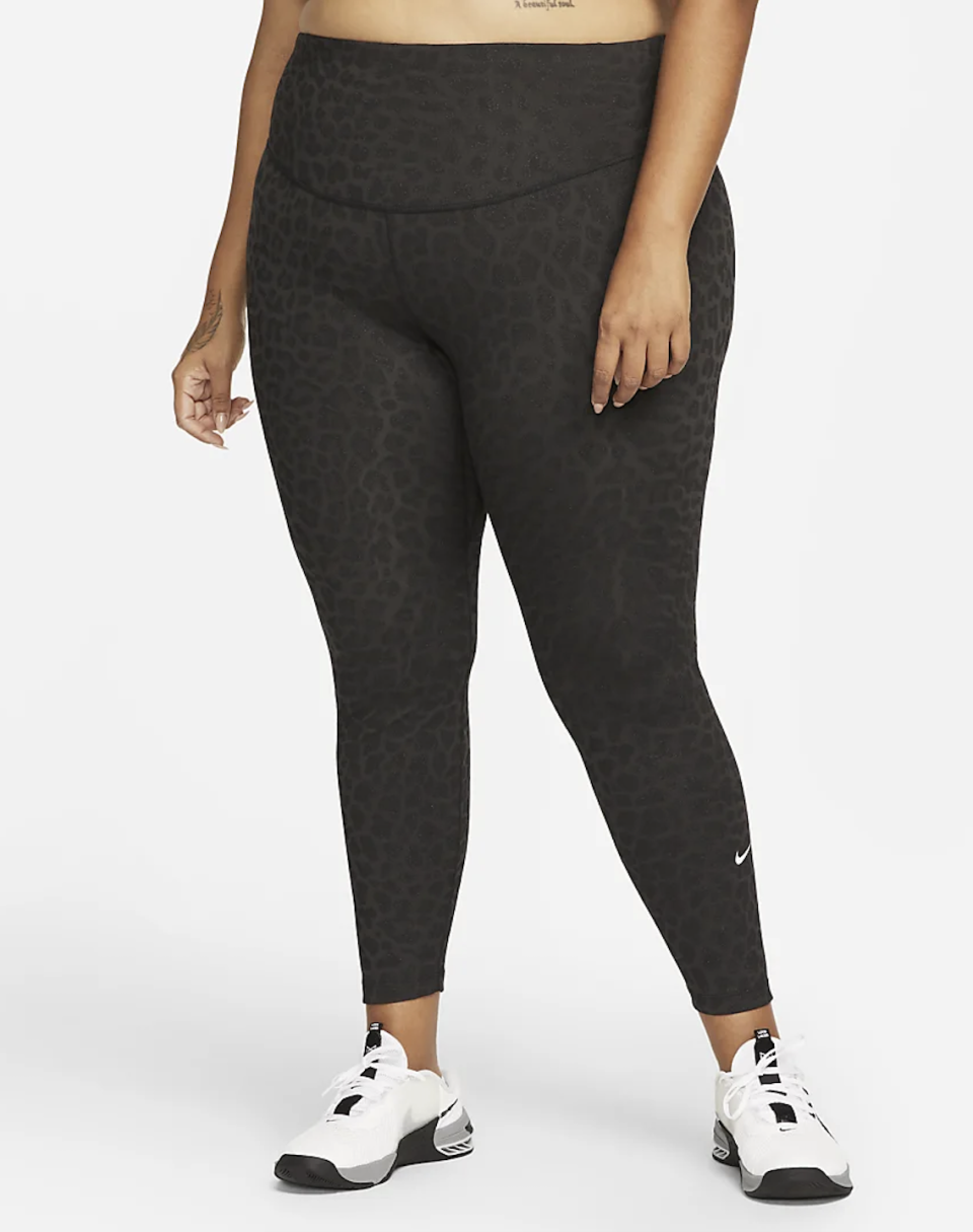 <p><strong>nike</strong></p><p>nike.com</p><p><strong>$46.97</strong></p><p>Who says leggings have to be neutral? Switch things up and try a splashy print like leopard. This Nike pair is moisture-wicking and substantial enough so that they’re not see-through. Let out your inner roar.</p>