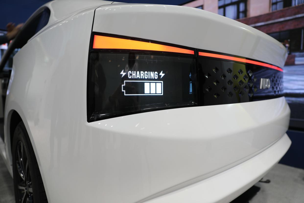 AUO is developing lights that communicate vehicle status.