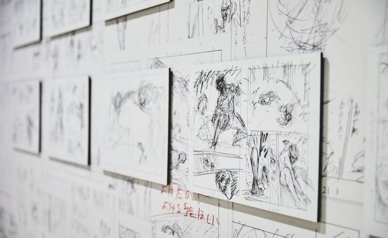 在過去進擊的巨人展FINAL中曾有原作手稿的展出、特殊打卡場景