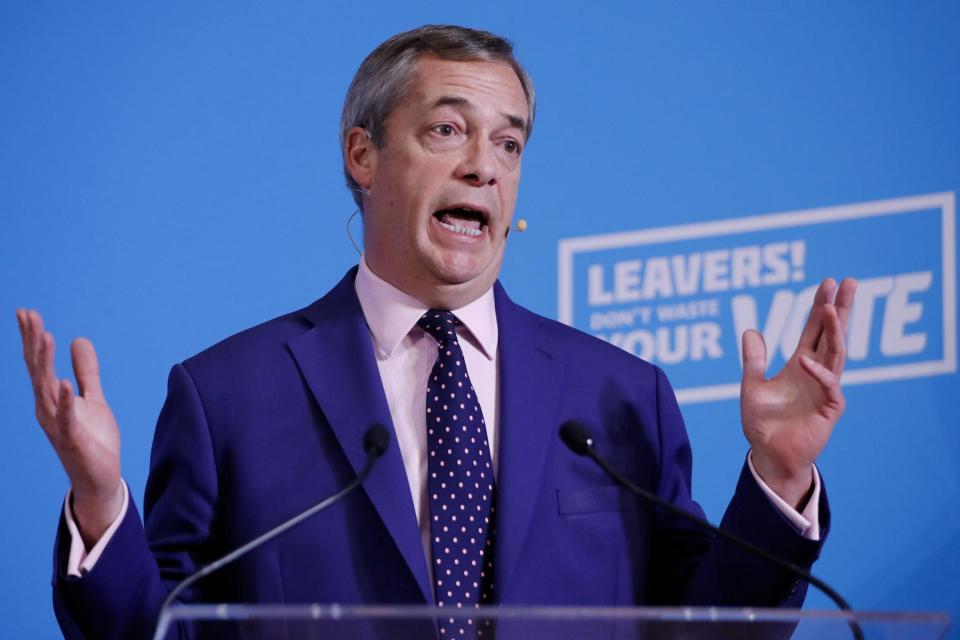 Nigel Farage suffered several humiliating blows during the campaign (AFP via Getty Images)