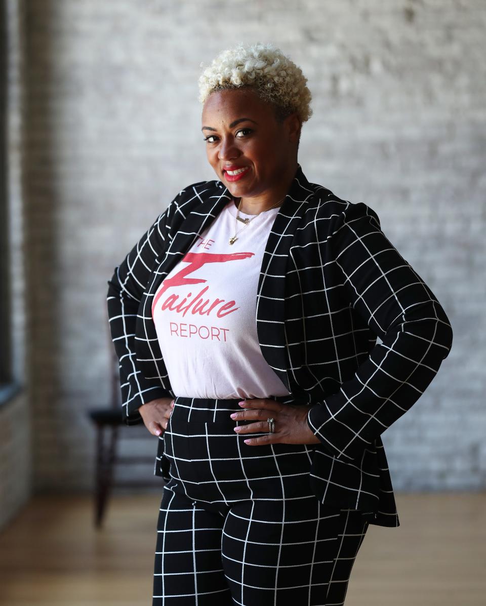 S. Deon Stokes operates a podcast called the Failure Report in which she interviews business owners and entrepreneurs about their biggest business fails.  She stood inside Story Louisville where she will air her podcast live in front of an audience in an effort to normalize failure.   