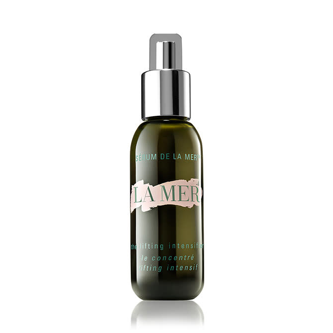 <p>While many of the serums promise to tighten and firm skin immediately, the downside is that the skin feels pulled and taut. This serum tightens too, but skin feels natural, not pulled and uncomfortable. The Stretch Matrix Complex promises to “visibly support the architecture of the eye and brow area” thanks to La Mer’s magical sea botanicals, which promote natural production of elastin over time. <i><a href="http://www.cremedelamer.com/product/9087/39441/Eye-Treatments/The-Lifting-Eye-Serum/Visibly-lifts-and-firms" rel="nofollow noopener" target="_blank" data-ylk="slk:La Mer Eye Lifting Serum;elm:context_link;itc:0;sec:content-canvas" class="link ">La Mer Eye Lifting Serum</a>, $240.</i></p>