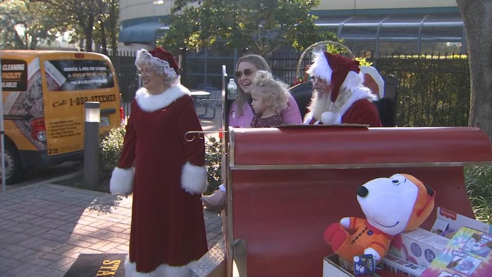 The Santa Saturday event returned for the first time since the pandemic.