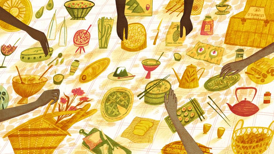 “Find a new way to luxuriate over a meal” by amping up your summer picnic game, writes Juliet Izon.