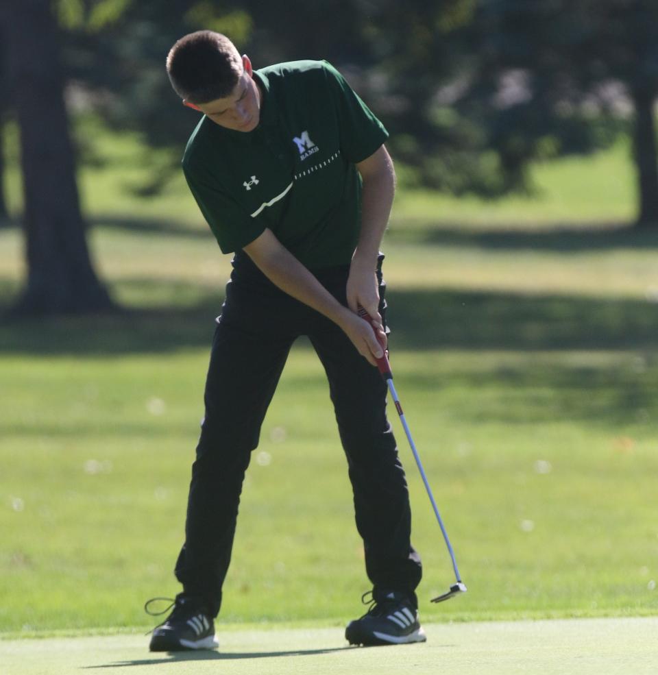 Madison's Nicholas Maglott punched his ticket to the district tournament in his first ever postseason tournament.