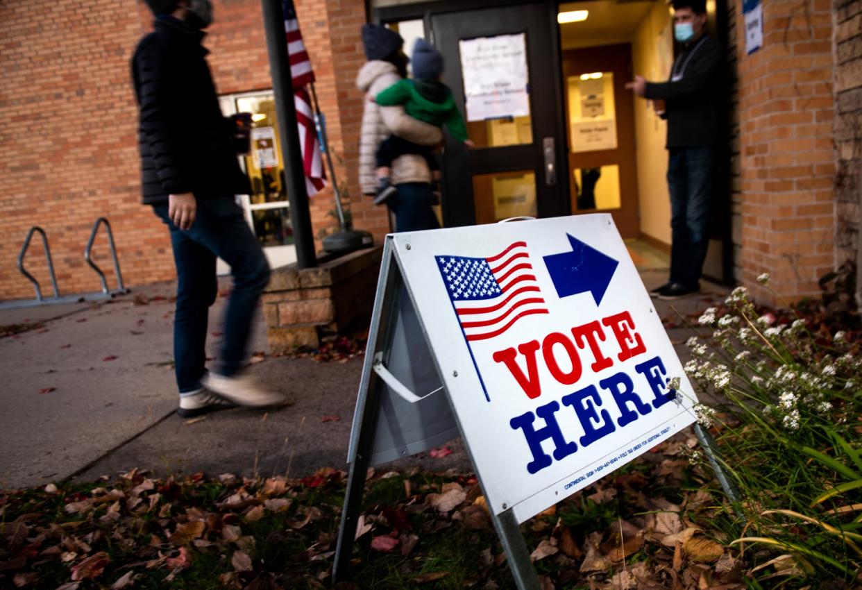 Bureau de vote à Minneapolis ce 2 novembre.  - Stephen Maturen / GETTY IMAGES NORTH AMERICA / Getty Images via AFP