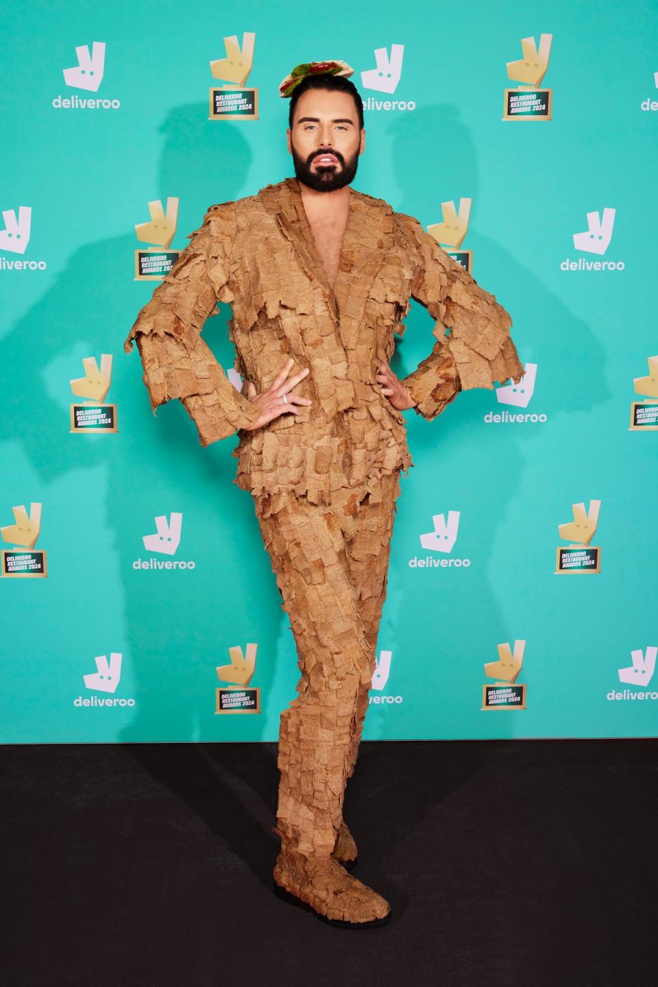 Rylan's kebab tux (Deliveroo Restaurant Awards 2024)